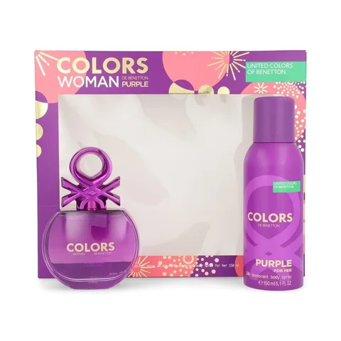 United Colors Of Benetton Set Purple (Perfum + deodorant Body)